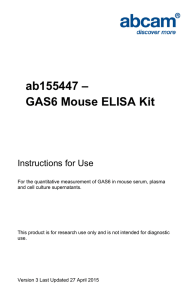 ab155447 – GAS6 Mouse ELISA Kit Instructions for Use