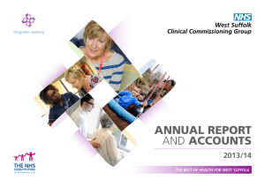 ANNUAL REPORT ACCOUNTS AND 2013/14