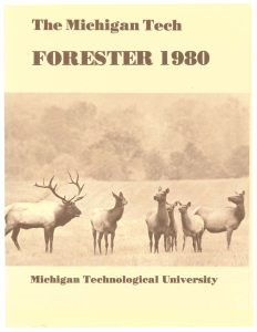 · FORESTER 1980 The Michigan Tech