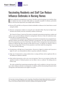 I Vaccinating Residents and Staff Can Reduce