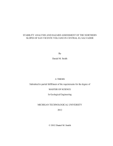 STABILITY ANALYSIS AND HAZARD ASSESSMENT OF THE NORTHERN