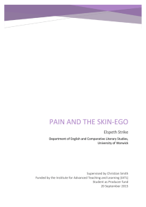 PAIN AND THE SKIN-EGO Elspeth Strike