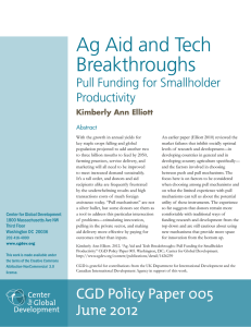 Ag Aid and Tech Breakthroughs Pull Funding for Smallholder Productivity