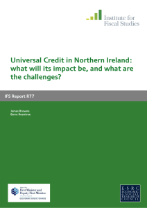 Universal Credit in Northern Ireland: the challenges?