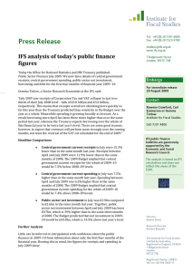 IFS analysis of today’s public finance figures