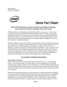Demo Fact Sheet