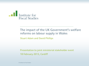 The impact of the UK Government’s welfare
