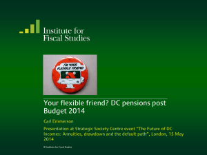 Your flexible friend? DC pensions post Budget 2014