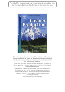 This article appeared in a journal published by Elsevier. The... copy is furnished to the author for internal non-commercial research