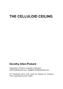 THE CELLULOID CEILING Dorothy Allen-Pickard