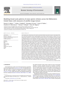 Modeling broad-scale patterns of avian species richness across the Midwestern