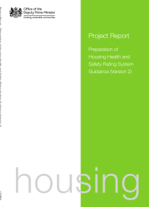 housing Project Report Preparation of Housing Health and