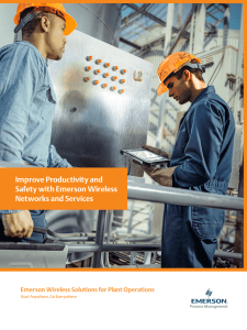 Improve Productivity and Safety with Emerson Wireless Networks and Services