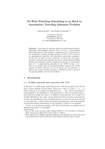 No-Wait Flowshop Scheduling is as Hard as Asymmetric Traveling Salesman Problem