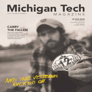 Michigan Tech M A G A Z I N E