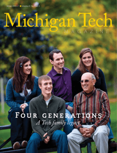 Fo u r   g e n e r... A Tech family legacy Winter 2010–11 Volume 47, Number 3