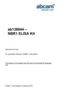 ab136944 – NBR1 ELISA Kit