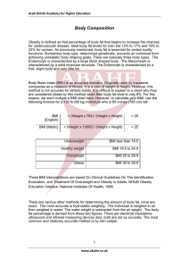 Body Composition