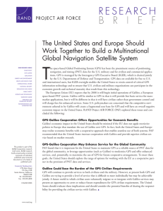 The United States and Europe Should Global Navigation Satellite System