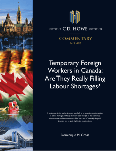 Temporary Foreign Workers in Canada: Are They Really Filling Labour Shortages?