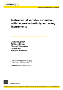 Instrumental variable estimation with heteroskedasticity and many instruments