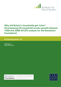 Why did Britain’s households get richer?