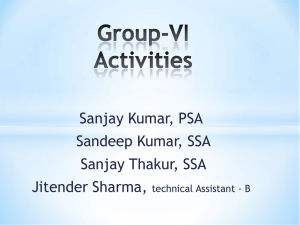 Sanjay Kumar, PSA Sandeep Kumar, SSA Sanjay Thakur, SSA Jitender Sharma,