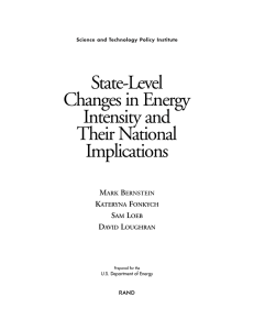 State-Level Changes in Energy Intensity and Their National