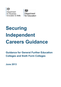 Securing Independent Careers Guidance