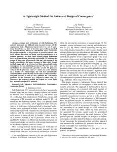 A Lightweight Method for Automated Design of Convergence