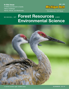 Forest Resources Environmental Science In this Issue