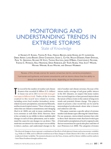 Monitoring and Understanding trends in extreMe storMs State of Knowledge