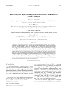 Hurricane Eyewall Replacement Cycle Thermodynamics and the Relict Inner Eyewall Circulation 4035 M