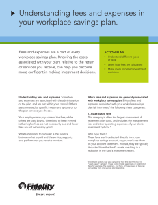 Understanding fees and expenses in your workplace savings plan.