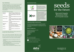 seeds International Links Our Collections
