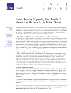 Three Steps for Improving the Quality of