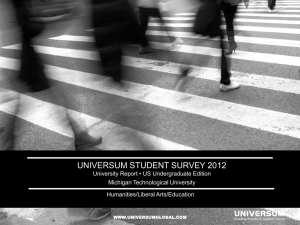 UNIVERSUM STUDENT SURVEY 2012
