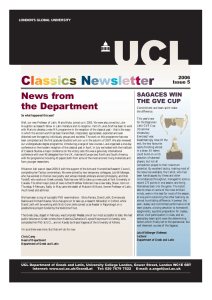News from the Department 2006 Issue 5