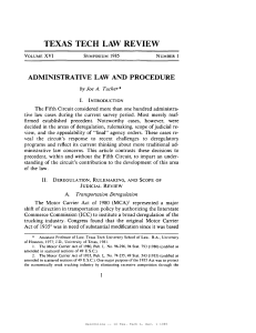 TEXAS  TECH  LAW  REVIEW *