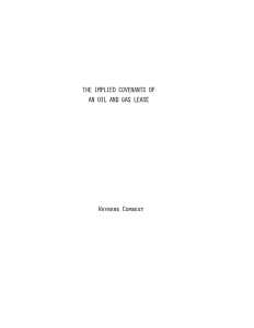 THE  IMPLIED  COVENANTS  OF HAYNENE  COMBEST