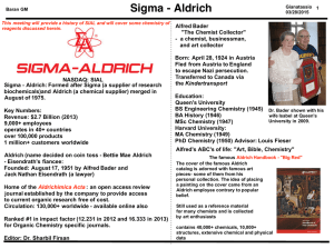 Sigma - Aldrich Alfred Bader