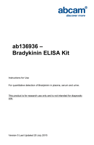 ab136936 – Bradykinin ELISA Kit