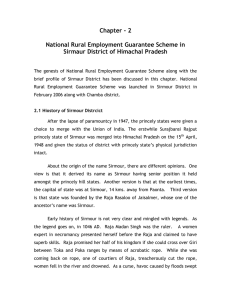 Chapter - 2  National Rural Employment Guarantee Scheme in