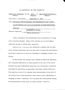Robert Lee Oehrtman for the Date thesis is presented Agricultural Economics