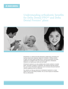 Understanding orthodontic benefits for Delta Dental PPO and Delta Dental Premier