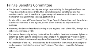 Fringe Benefits Committee