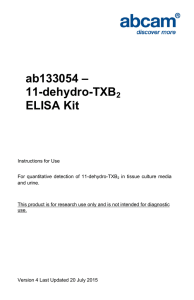 ab133054 – 11-dehydro-TXB  ELISA Kit