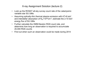 X-ray Assignment Solution (lecture 2)