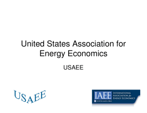 United States Association for Energy Economics USAEE