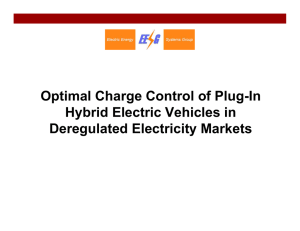 Optimal Charge Control of Plug-In Hybrid Electric Vehicles in Deregulated Electricity Markets